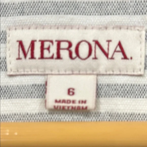 NEW‼️ Merona Women's Striped Gray Blazer - Picture 7 of 11